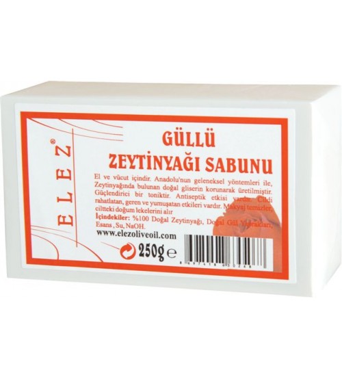 Güllü Zeytinyağı Sabunu Büyük Güllü Zeytinyağı Sabunu Büyük