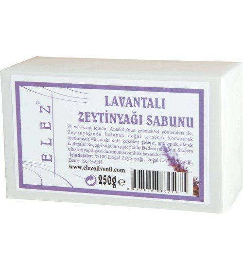 Lavantalı Zeytinyağı Sabunu Büyük Lavantalı Zeytinyağı Sabunu Büyük