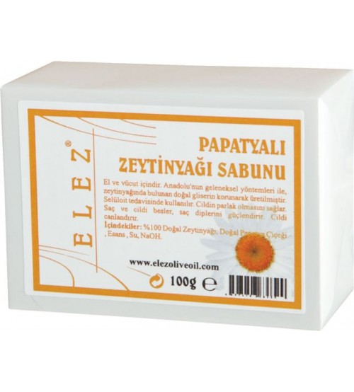 Papatyalı Zeytinyağı Sabunu Küçük Papatyalı Zeytinyağı Sabunu Küçük