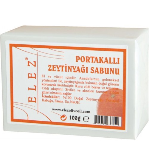 Portakallı Zeytinyağı Sabunu Küçük Portakallı Zeytinyağı Sabunu Küçük