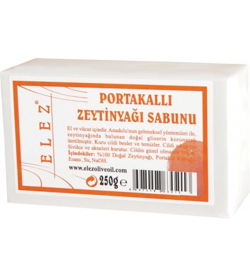 Portakallı Zeytinyağı Sabunu Büyük Portakallı Zeytinyağı Sabunu Büyük